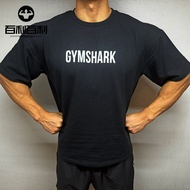 ((New Style Ready Stock) GYMSHARK Apollo Oversized Sports Fitness Loose Pure Cotton Short-Sleeved T-