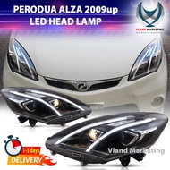 Vland Perodua Alza Projector Head lamp light lampu depan light With Light Bar Alza lampu depan