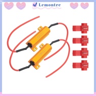 LEMONTRE Load Resistor Wiring Car Accessories Harness Decoder Auto Universal Fog Lamps Decode Replac
