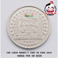 Physical coin CPCM cow play cow moo Indonesia token cpcm arcade game