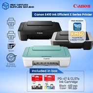 Canon Pixma E410 , E470 Black / Grey / Green All In One A4 Color Inkjet Printer ( Print Scan Copy ) 