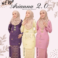 BAJU SONGKET TENUN BAJU KURUNG MODEN MINI SONGKET KURUNG PURPLE MANGGIS SOFT YELLOW DUSTY PINK GOLD 