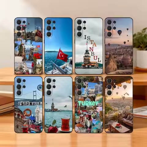 I-Istanbul T-Turkey S-Scenic View Phone Case For Samsung S25,24,23,22,30,21,10,9,Ultra,Plus,Lite,FE 