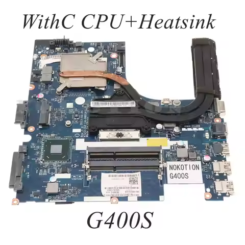 90003123 VILG1 G2 LA-9901P For Lenovo G400S 14 inch PC Motherboard HM76 DDR3 With CPU+720M GPU+Heats
