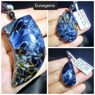 Eunegems Authentic Natural Blue Pietersite Pendant From Namibia High Grade 高货