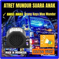 TERBARU !!!! Alarm Mundur Atret Suara Anak AWAS 12-24V