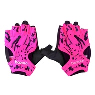 [Week Deal] BOODUN Outdoor professional climbing camping rose fitness gloves ladies equipment dumbbe