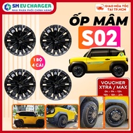 Ốp mâm VF3 - Bộ 4 cái chụp mâm lazang thể thao cực đẹp SMEV Phân phối