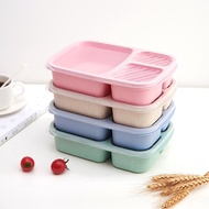 Microwave Lunch Box Wheat Straw Bento Box Bento Box With Compartment Picnic Bento Boxes Food Container