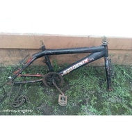 20-inch BMX frame, bicycle frame, KALCER BMX bike frame