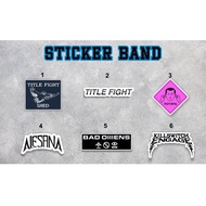 BAND STICKER / SHOEGAZE AESTHETIC BAND STICKER HELMET STICKER MOTORCYCLE STICKER LAPTOP STICKER (SIN