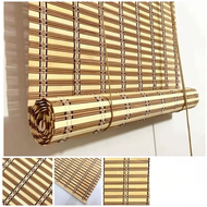 Tirai buluh luar (natural) out door Bidai bamboo W x H / Bidai buluh lembut Ada stok