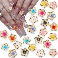 100Pcs 3D Flower Decals Nail Charms