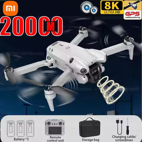 Xiaomi S101 Drone 8K HD Professinal 5G WiFi Dual Camera 120° Wide-angle ESC UAV With screen Obstacle
