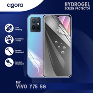 LAYAR Anti-Scratch Hydrogel For Vivo Y75 5G Hydrogel SCREEN Protector Film - ANTI SPY, FULL SCREEN, 