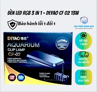 Đèn LED RGB 3 in 1 Deyao CF02 (13W) - Đỏ cá đỏ cây không đỏ nước giúp màu cá màu cây đẹp hơn