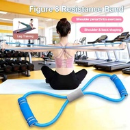8-Type Elastic Tension Rope Gym Fitness Sport Rubber Loop Pull Rope Exercise Stretch Belt Resistance