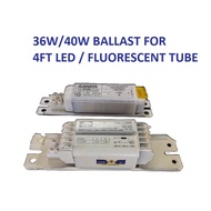 [ 1 PC ] 36W/40W BALLAST FOR 4FT 18W/20W LED TUBE OR 36W FLUORESCENT TUBE