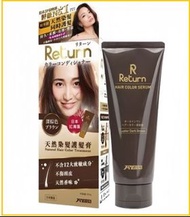 RETURN 回本精華級天然染髮護髮膏紅棕色 NATURAL HAIR COLOUR SERUM ROSE BROWN 200G