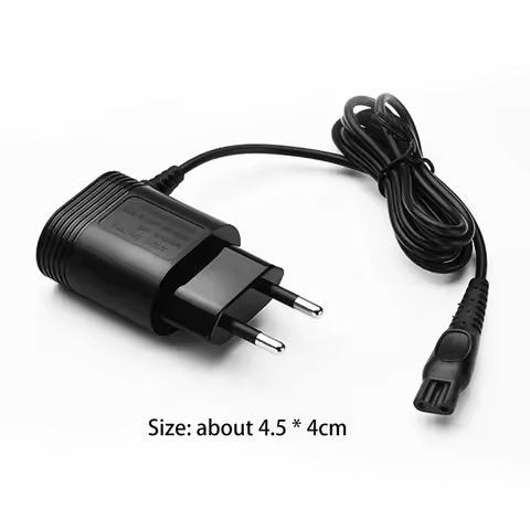 Electric Adapter Razor Charger Power Cord Wall Plugs 15V 5.4W for Man Philip Shaver HQ8505/6070/6075