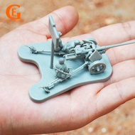 4D 1:72 Assembly Model Scenario PAK40 M30 M1938 Antitank Cannon Model WW2 Soldier Scene Toys