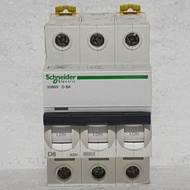 MCB Schneider IC65N 3P 6A MCB Schneider IC65N 3 Phase 6 Ampere 6kA/