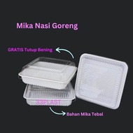 10PCS Mika Nasi Mika Bento tanpa sekat Mika Kue