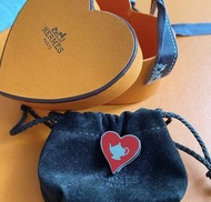 Hermes teatime heart shaped twilly ring 愛馬仕情人節特別版twilly ring