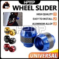 UNIVERSAL CARBON WHEEL SLIDER WHEEL PROTECTOR FORK PROTECTOR Y16ZR FZ150 R15 LC135 Y15 RS150 NMAX NV