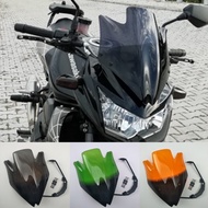 Motorcycle modification Windshield Windscreen w/Bracket set for Kawasaki Z750 Z750R Z-750 Z 750 2007