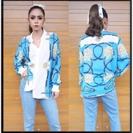 // AM-007 Mandarin Collar Shirt Printed Amberger Brand