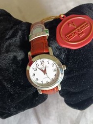 范倫鐵諾真皮錶帶石英女錶