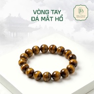 Kim Bao Tiger's Eye Stone Bracelet 7A - Truc Lam An - Prosperity, Blessings - Reciting Mantras at th