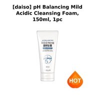 [daiso] pH Balancing Mild Acidic Cleansing Foam, 150ml, 1pc / Korean Cleansing Foam / Mild Acidic Fo