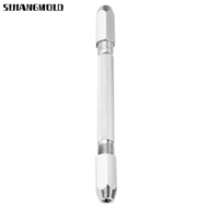 SIJIANGMOLD Double End Pin Vice Drill, Brass Material Double End Mini Micro Manual Gimlet, 手动工具 0-3m