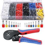 WOZOBUY Ratchet Crimping Tools,VXC9 16-4N Square Jaw Wire Crimping Pliers AWG 28-5 (0.08-16mm²) Ferr
