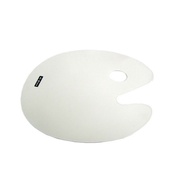 DE GOYA DEGOYA OVAL FLAT PAINTING PALLETTE PLAIN FLAT PAINTING PALLET PLATE MIXED PAINT CONTAINER