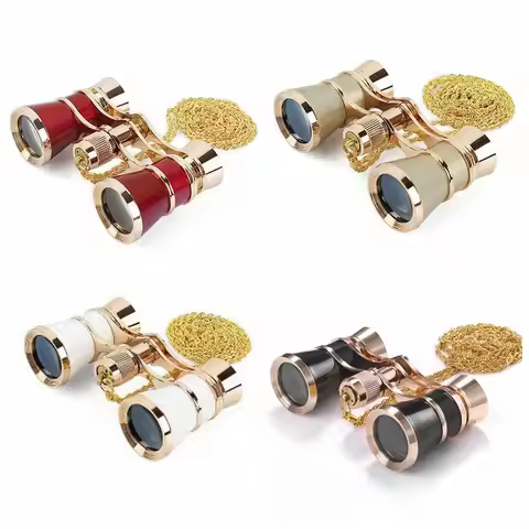 Portable Opera Glasses Binoculars Vintage 3 X 25 Theater Glasses Lightweight Compact Musical Concert
