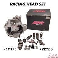 KING DRAG LC135 HEAD RACING HEAD SUPER HEAD 22/25 22X25