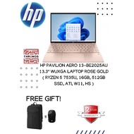 HP Pavilion Aero 13-Be2025AU 13.3" WUXGA Laptop Rose Gold ( Ryzen 5 7535U, 16GB, 512GB SSD, ATI, W11