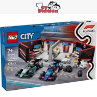 LEGO CIty Formula 1 60444 F1 Garage & Mercedes-AMG & Alpine Cars