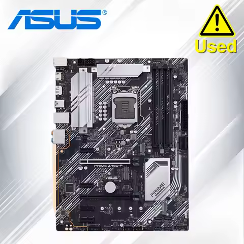 ASUS Z490-P LGA 1200 (For Intel® 10th Gen) ATX Motherboard (Dual M.2, DDR4 4600, 1 Gb Ethernet, USB 