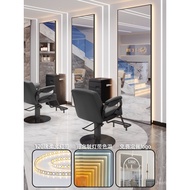 Trendy Mirror Stand for Hair Salon, Wall-Mounted Hair Salon Mirror LED Mirror Perm and Dye Mirror I7