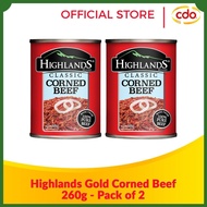 ； HIGHLANDS Classic Corned Beef 260g - Pack of 2