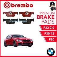 BREMBO NAO Rear Brake Pads BMW F20 116i,118i,118i , F30'12, BMW F32 420i, 428i 2.0