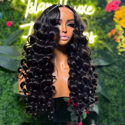 100% Human Hair Loose Wave 13x6 Lace Front Wigs Brazilian 30 40 Inch Curly Deep Water Waves HD 13x4 