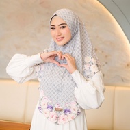 Forebun Hijab Bergo Motif Non Pad DOME OF ROCK Series