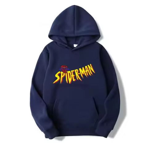 Marvel Spider Man Men's Hoodie Spring and Autumn Superhero Sports 2025 New Casual Couple Hoodie