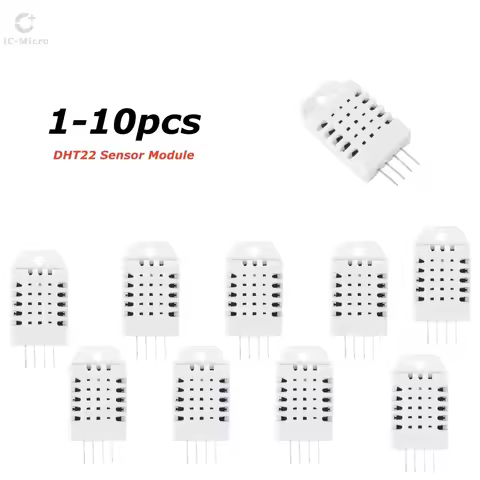 1-10pcs DHT22 Sensor Module DHT-22 Digital Temperature and Humidity Temperature Sensor Diy Kit XZG