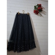 Axes femme tutu black mix floral skirt